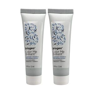 (2) BRIOGEO Color Me Brilliant Mushroom + Bamboo Color Protect Primer - .75 oz